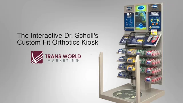 Dr scholls store inserts kiosk