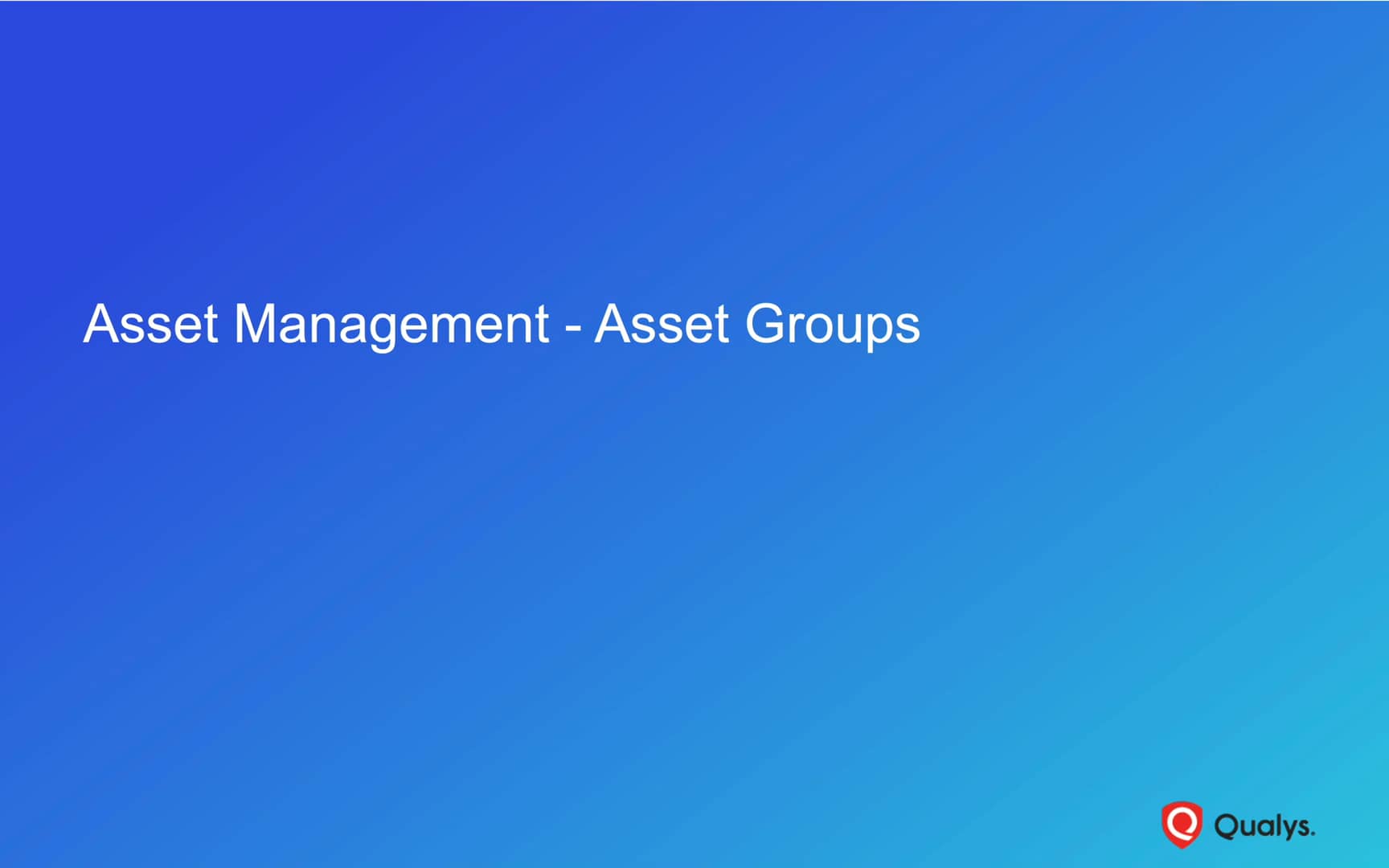 Asset Management - Asset Groups on Vimeo