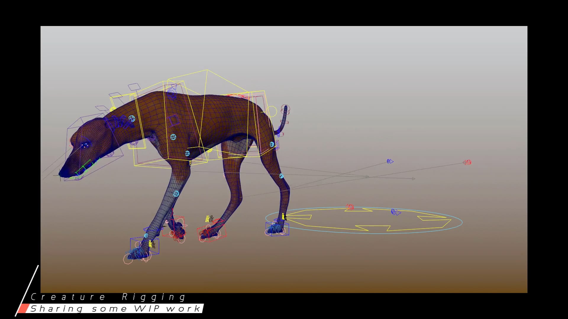 Advanced Creature Rigging - 04 - Greyhound (Dog) Rig