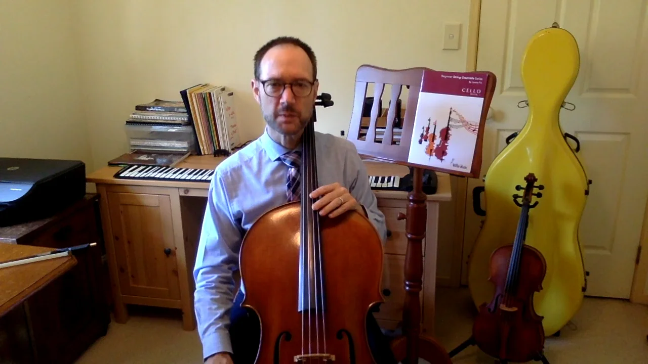 Learning Cello D Major Scale one octave - Simply for Strings on Vimeo