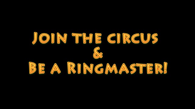 Become a Ringmaster! (lower elementary)