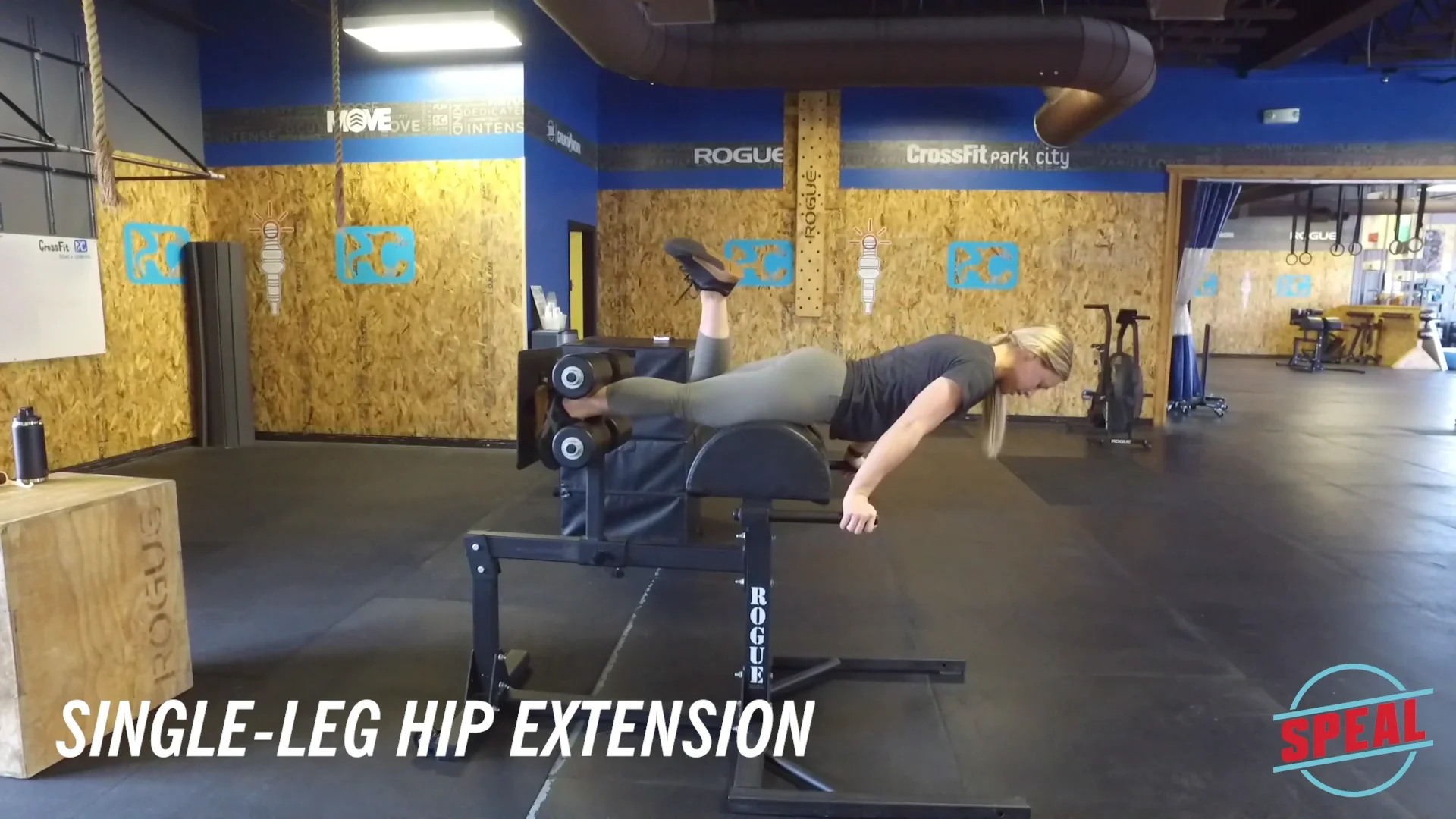 Single Leg GHD Hip Extension