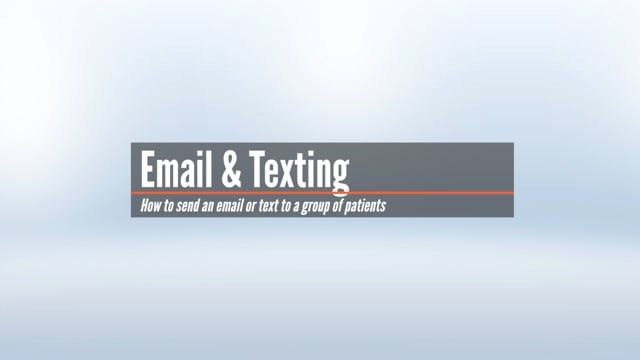 Sending Emails & Texts in a Group