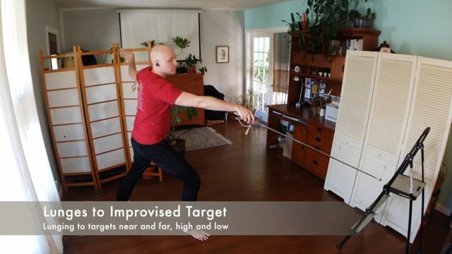 Lunges to Improvised Target | RA Solo