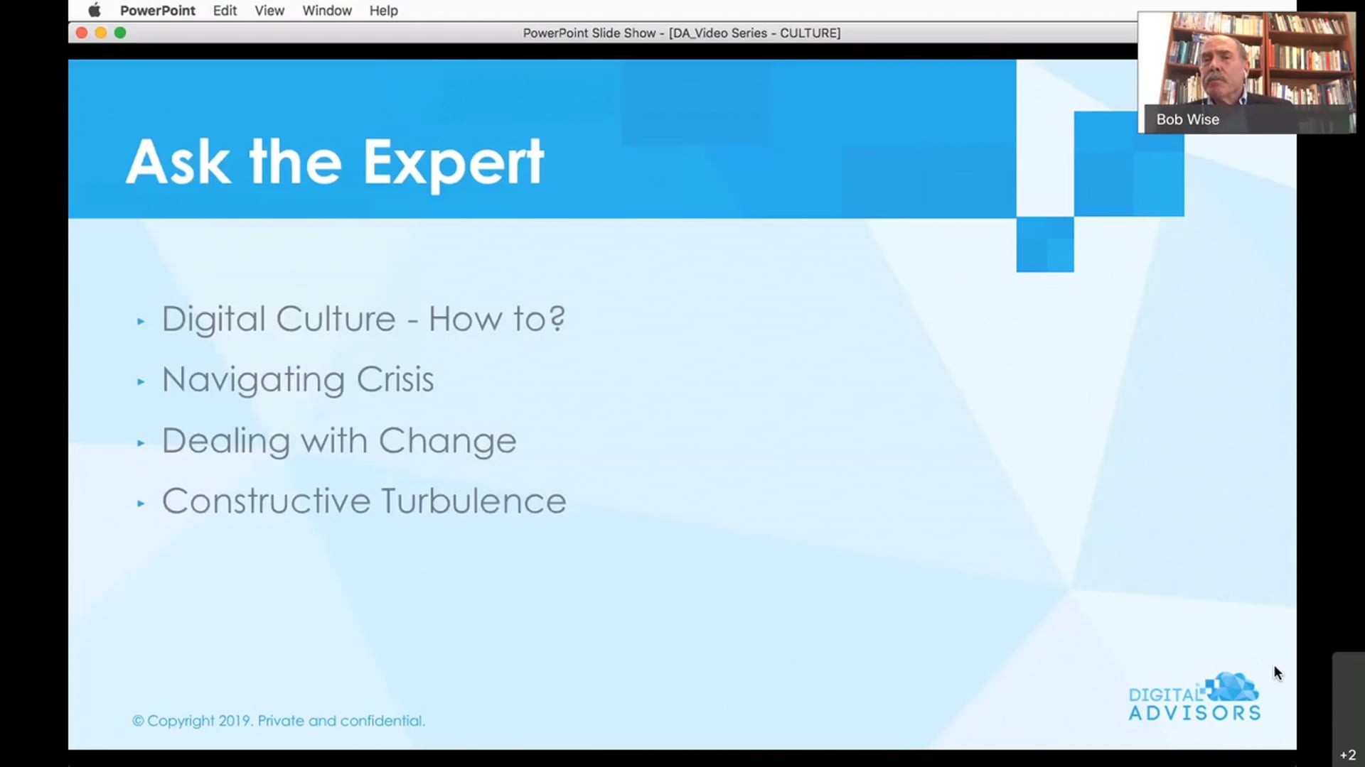 Transforming Culture in a Crisis