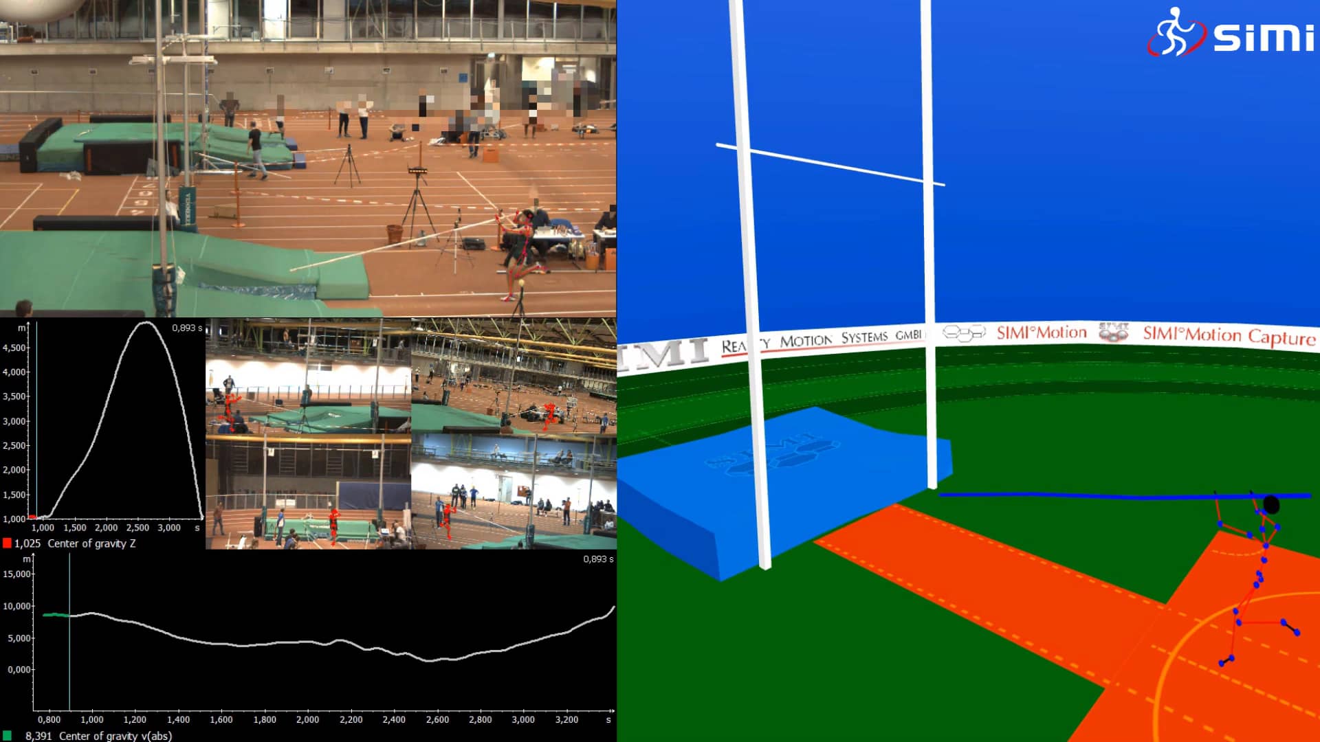 Pole Jumping Analysis Pole Vault Biomechanics Markerless on Vimeo