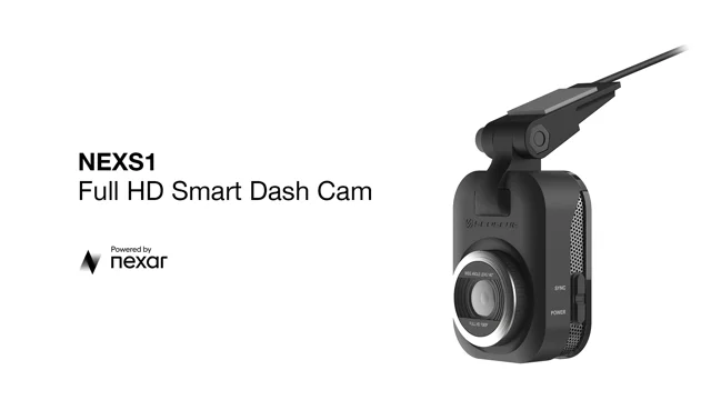 Scosche NEXS10032-ET Full HD Smart Dash Cam Powered by Nexar with Adhesive  Mount and 32GB micro-SD card, NFM