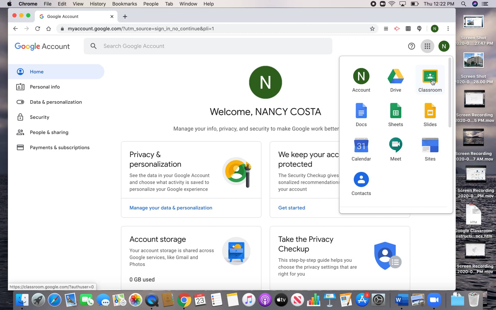 How to Create Your Google Classroom using the DOE GSuite Domain on Vimeo