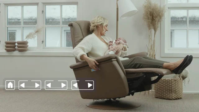 Stressless Max Glider Relaxer  Powered Recliner - Unwind Furniture Co.