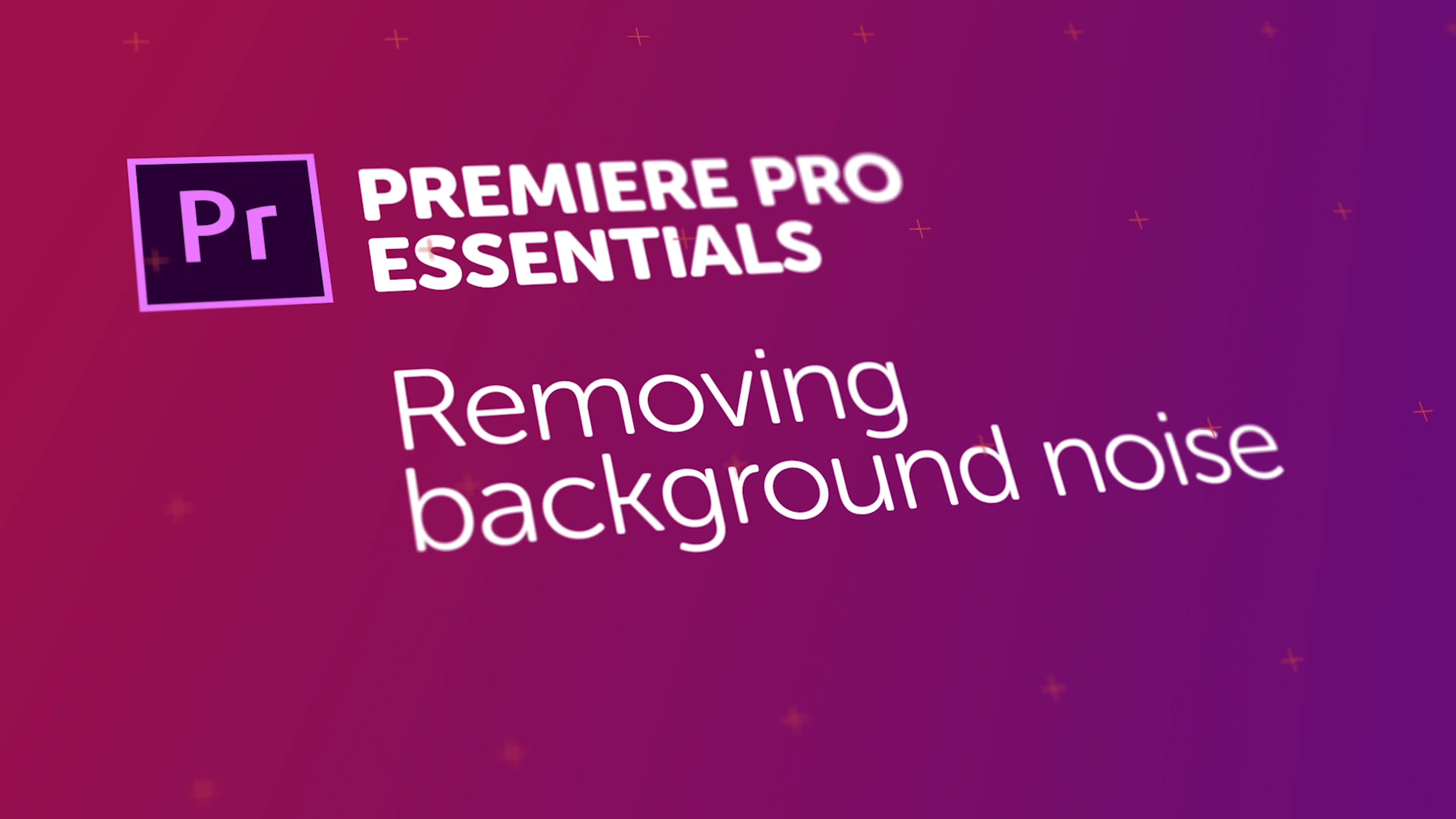 Removing background noise like fans aircon fridge hum in Premiere | Bring  Your Own Laptop