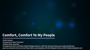 Advent Day 9 - Comfort, Comfort Ye My People