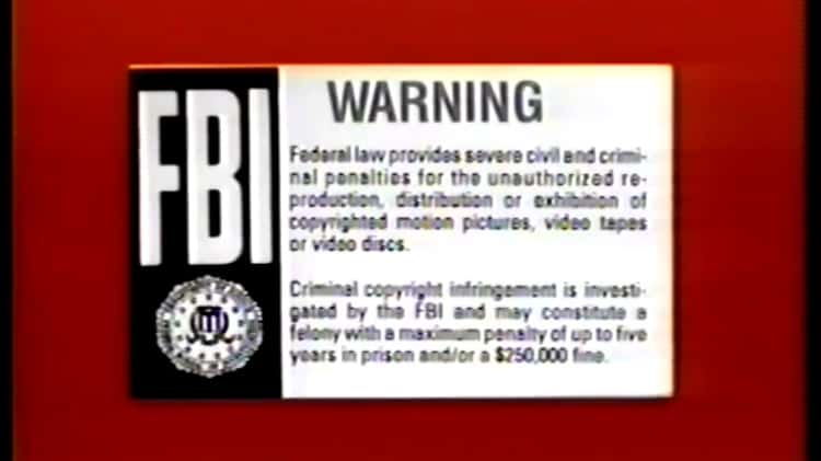fbi warning logo red