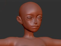 Diana V Zbrush turnaround