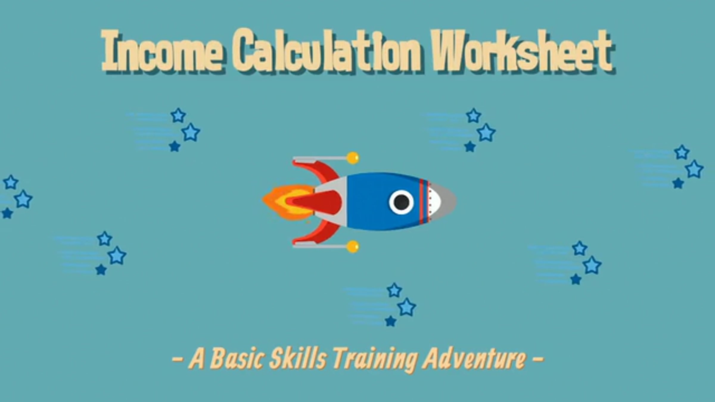 SNAP Intro to Income Calculation Worksheet | Videos & Movies on Vimeo