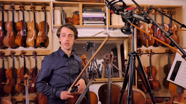 Viola Chapter 2: Finger pattern 4, Second finger (♩=80) sTTT