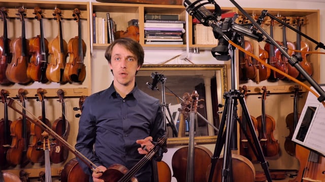 Viola Chapter 2: Finger pattern 4, Third finger (♩=40) sTTT