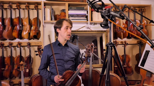 Viola Chapter 2: Finger pattern 4, Third finger (♩=60) sTTT