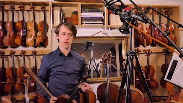 Viola Chapter 2: Finger pattern 4, Third finger (♩=80) sTTT