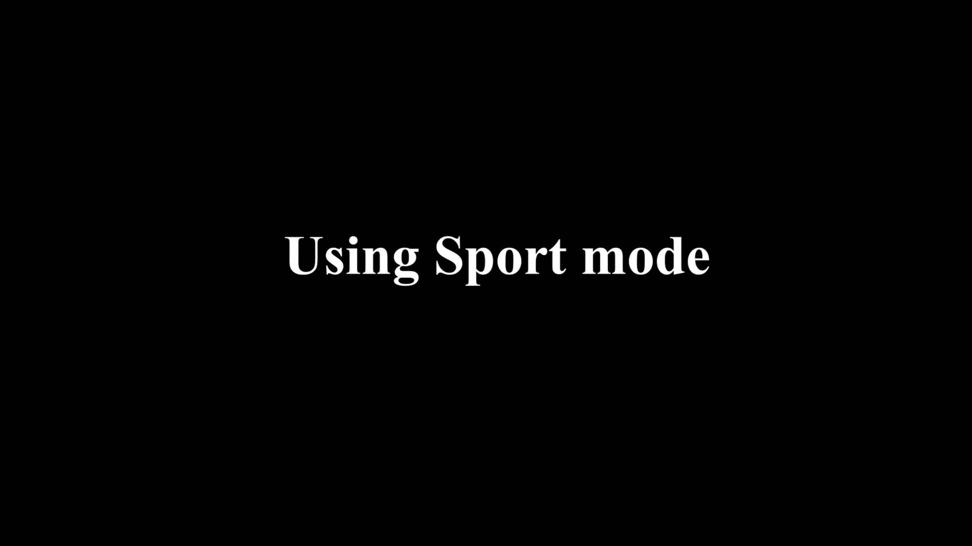 Instructional video on how to use Sports mode on movement band on Vimeo