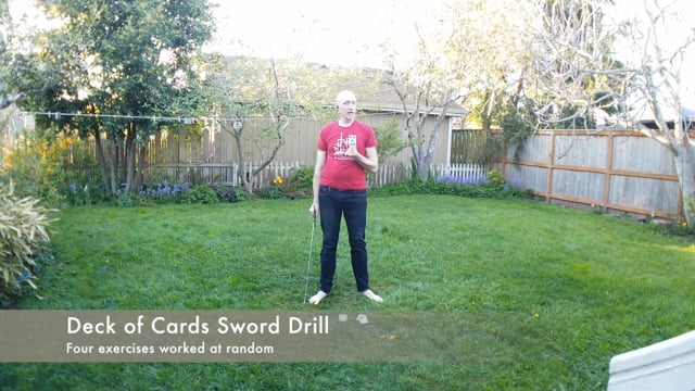Deck of Cards Sword Drill | LS Solo