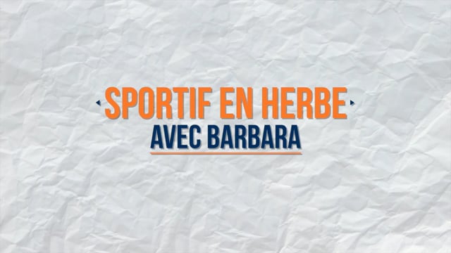 Sportif en herbe avec Barbara