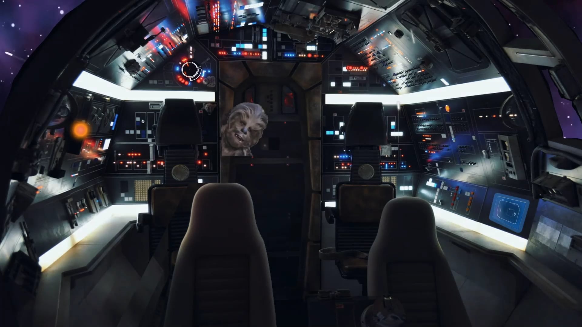 Millennium Falcon Animated Zoom Background on Vimeo