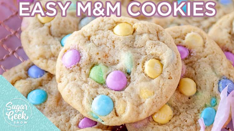 M&M Cookies + Video {The BEST Recipe!}