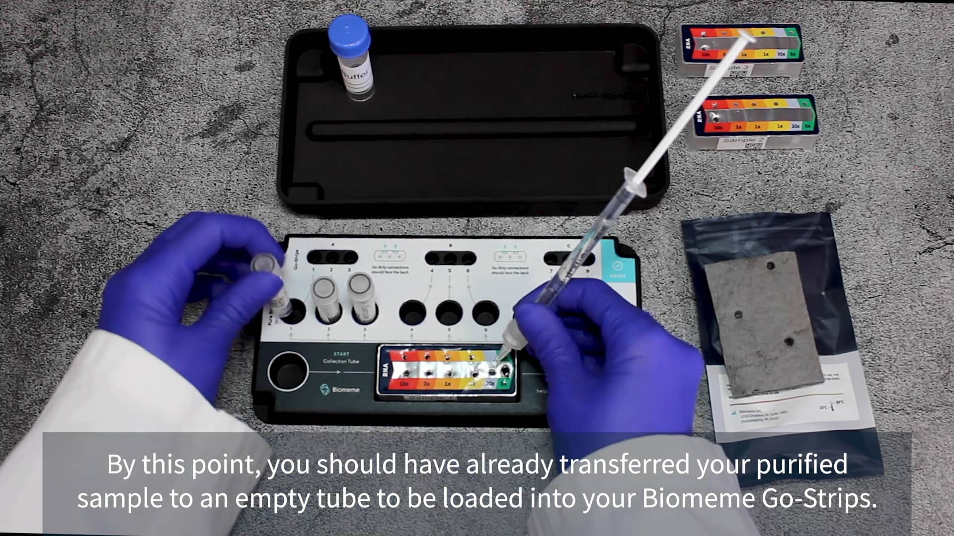 How To Properly Dispose of M1 Sample Prep Cartridges on Vimeo