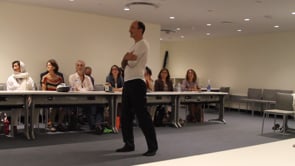 Dror Ashuah speaks at the United Nations New York about his books Conversation with Angels