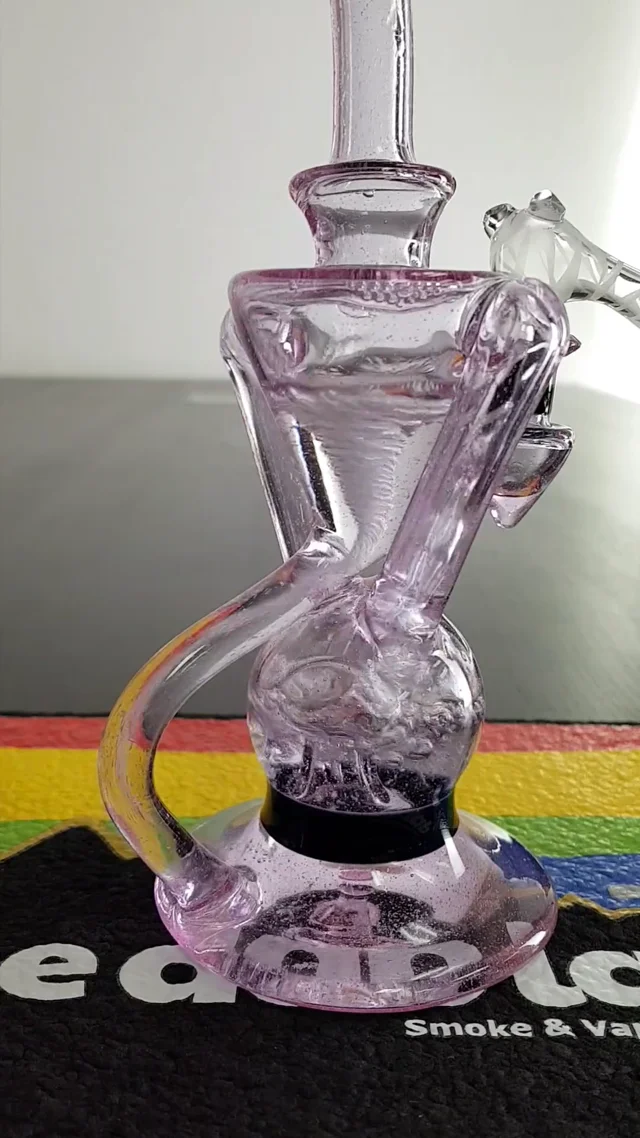 Ery Glass - Puffco Peak Glass Attachment - Double Uptake Recycler