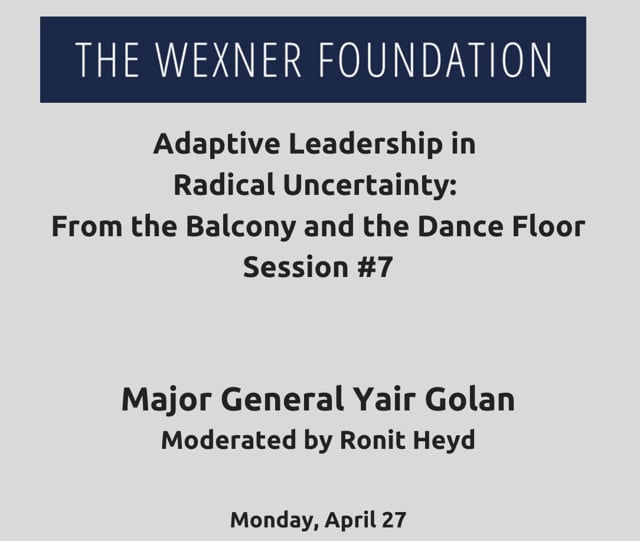 Adaptive Leading in Radical Uncertainty: From the Balcony and the Dance Floor Session #7