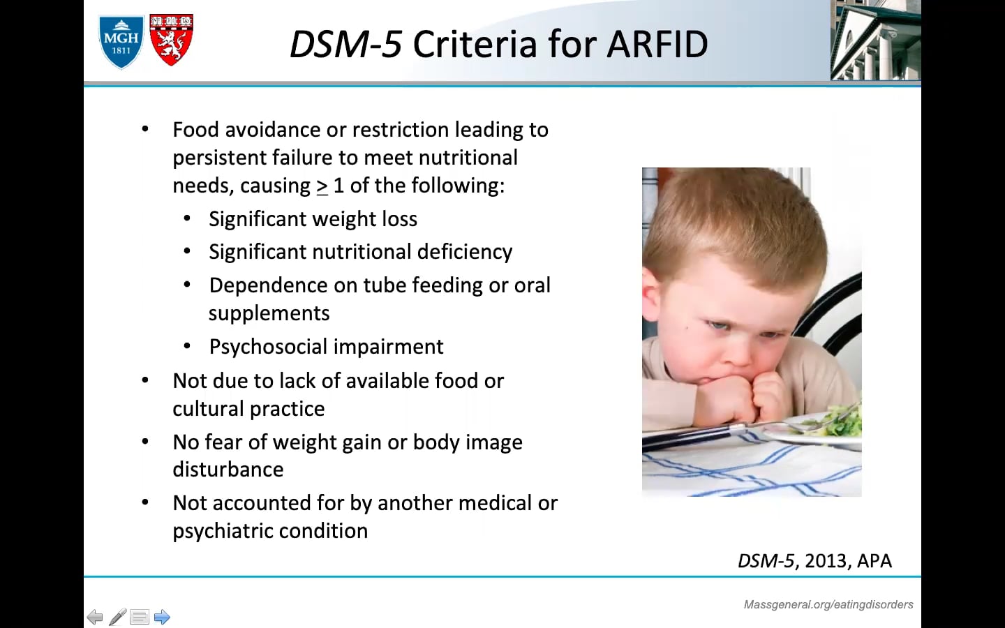 Cognitive-Behavioral Therapy for Avoidant/Restrictive Food Intake ...