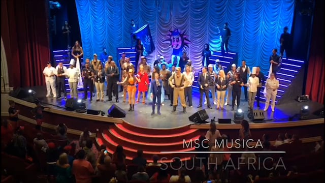 MSC Musica South Africa Farewell