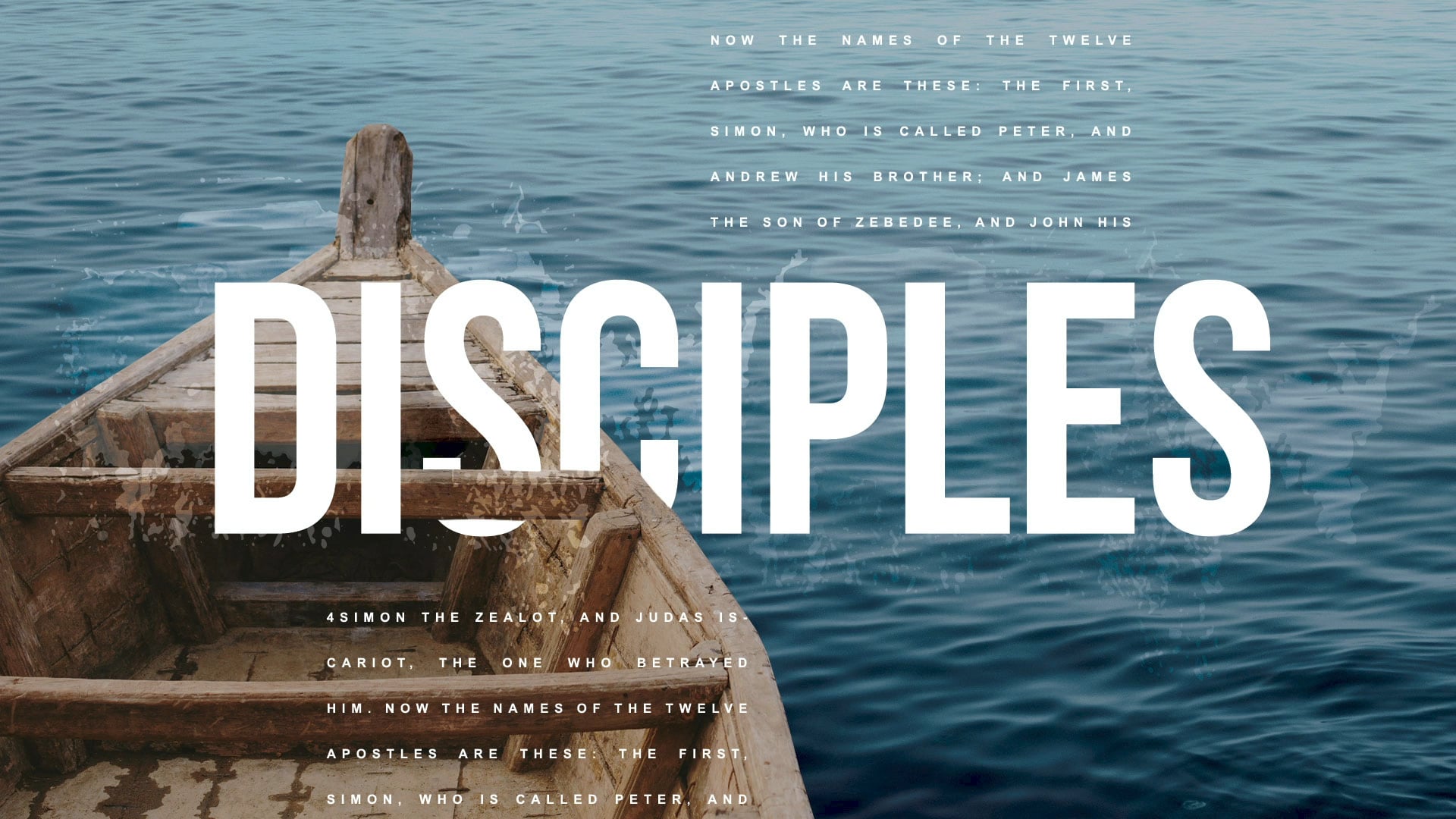 The Disciples: Matthew & Simon (Audio Only)