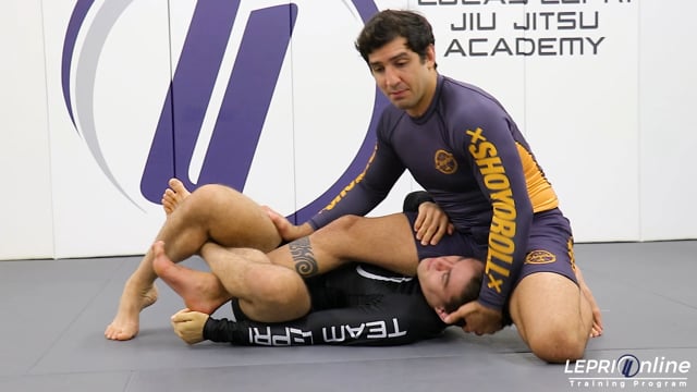 Guard Pass Attempt to Deep Half Guard Escape with Guillotine