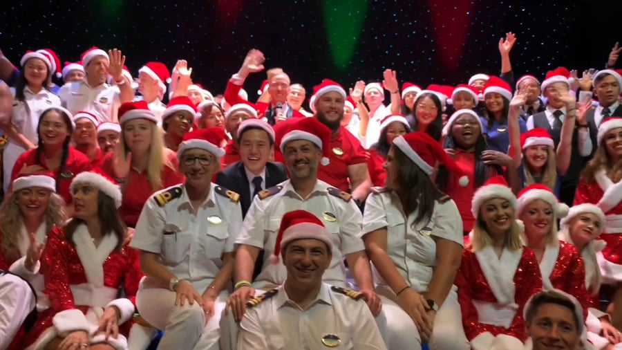 Happy Holidays from the Captain, Officers, Staff and Crew