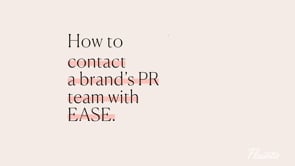 How to contact a brand's PR team with ease