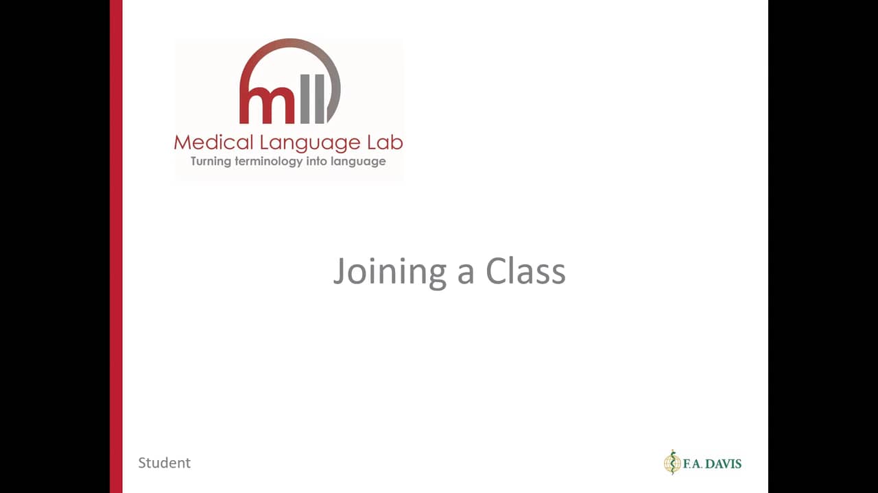 Joining a Medical Language Lab Class on Vimeo