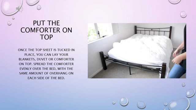 How to - Make a bed