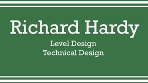 Vimeo video thumbnail for Richard Hardy ~ Level & Technical Design reel