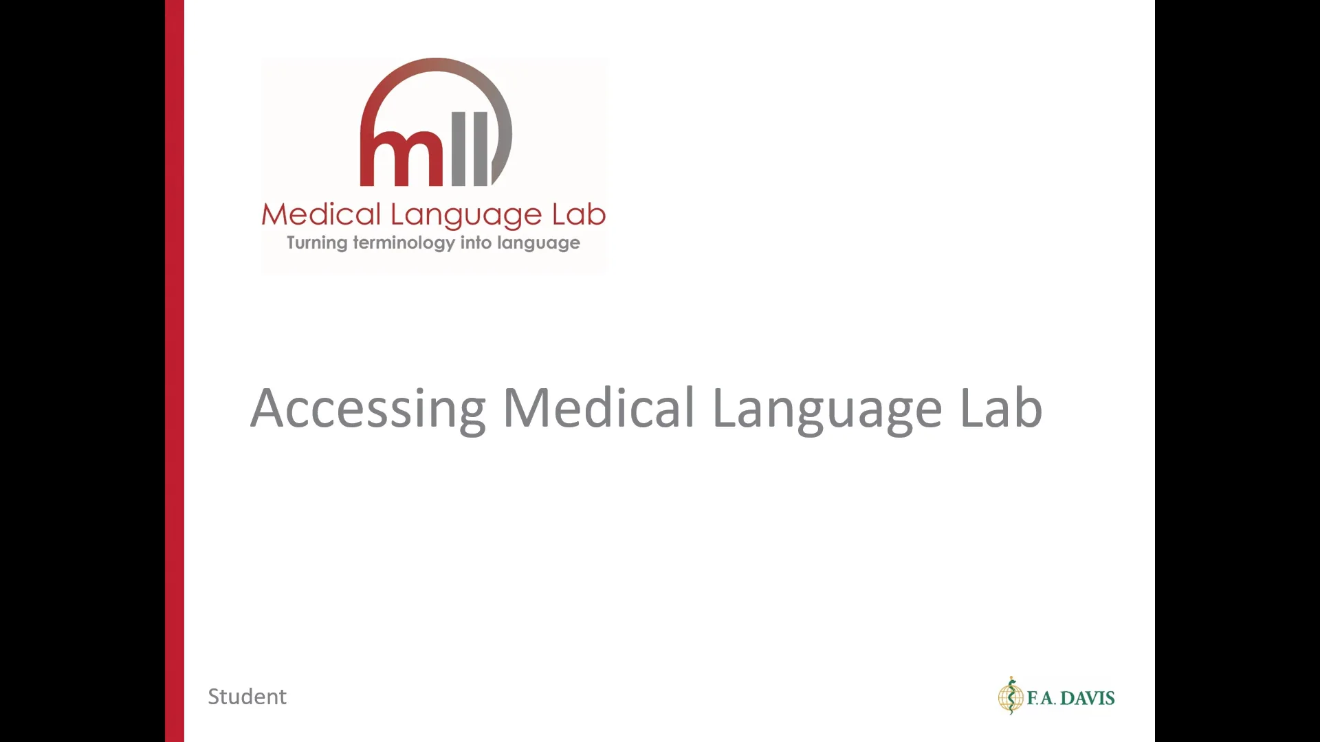 Accessing Medical Language Lab for Students on Vimeo
