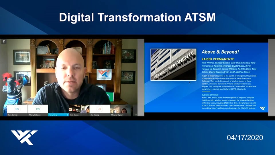 ATSM - 04-17-2020 - Digital Transformation - Above and Beyond - Kaiser