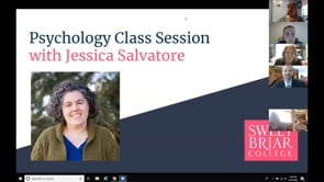 Psychology Class with Jessica Salvatore: April 24, 2020