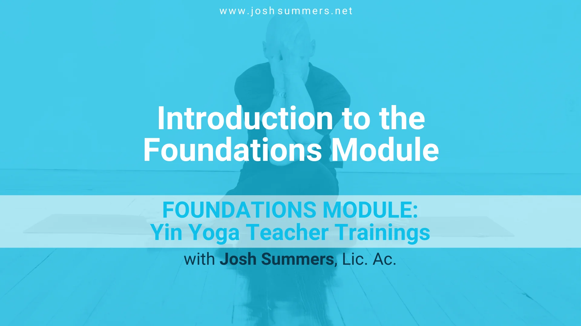 Introduction to the Foundations Module (50hr) Online Version on Vimeo