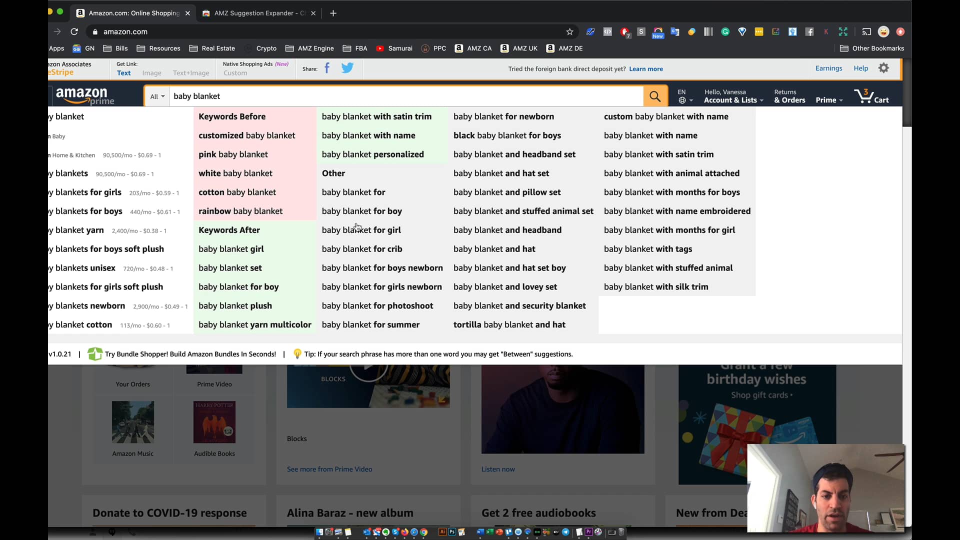 AMZ Suggestion Expander Chrome Extension on Vimeo
