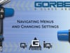 02 Gorbel G-Force Q2 & iQ2 Navigating Menus and Changing Settings
