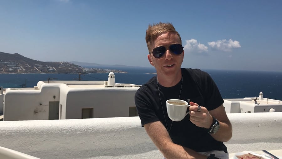 Eric live in Mykonos Greece