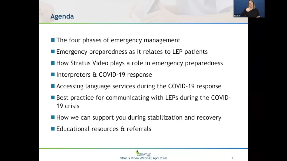 Stratus Video Webinar, April 2020 on Vimeo
