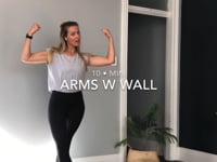ARMS! Place a mat next to a wall - 10 minutes