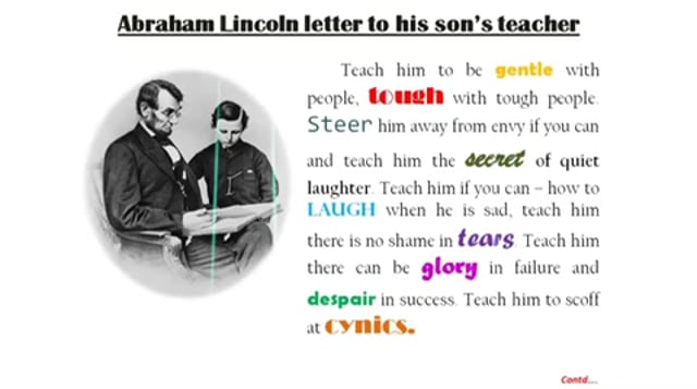 abraham lincolns letter to his sons teacher